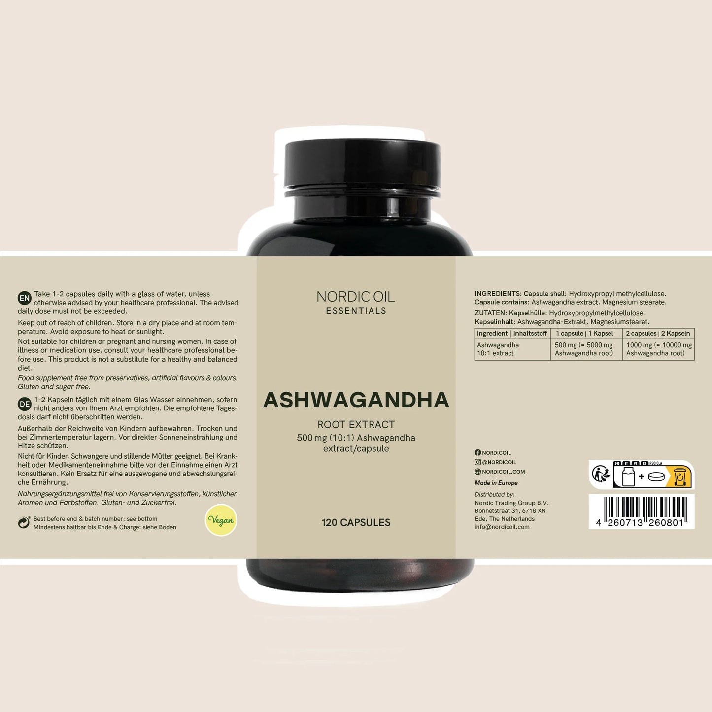 Ashwagandha-Kapslar
