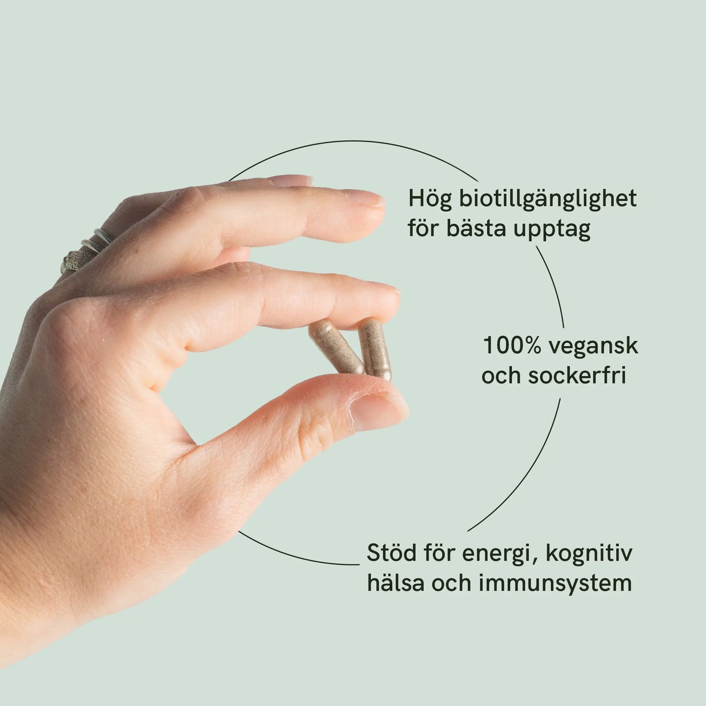 Järn- och C-vitaminkapslar