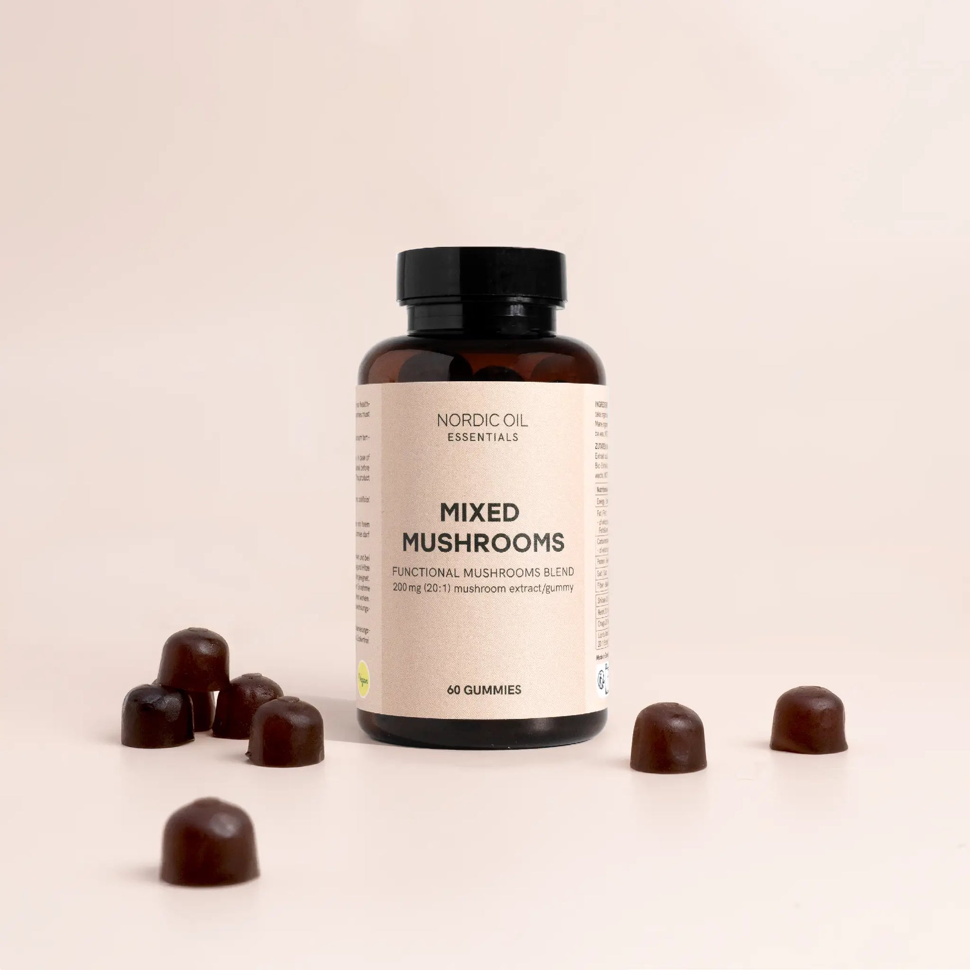 Ett paket Nordic Oil Mushroom Gummies