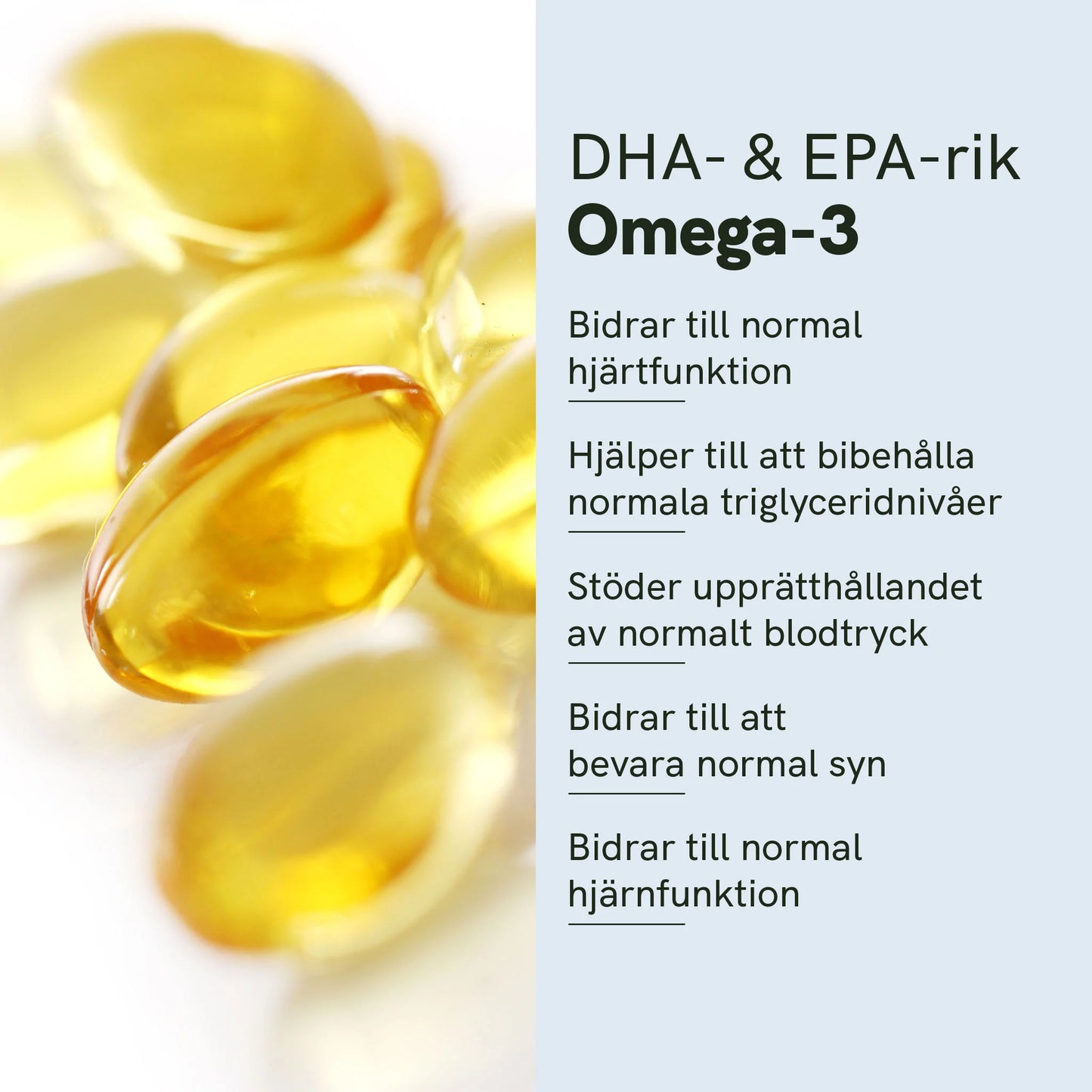3 för 2 Omega 3-kapslar
