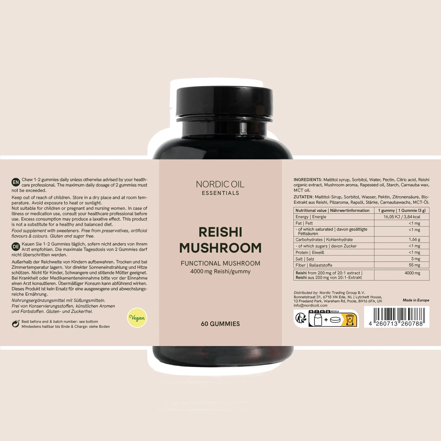 Reishi-svampgummies