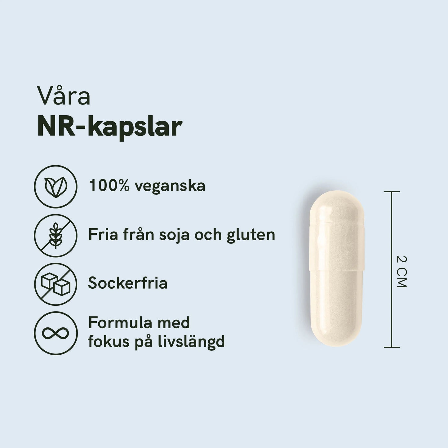 Nikotinamidribosid (NR) kapslar