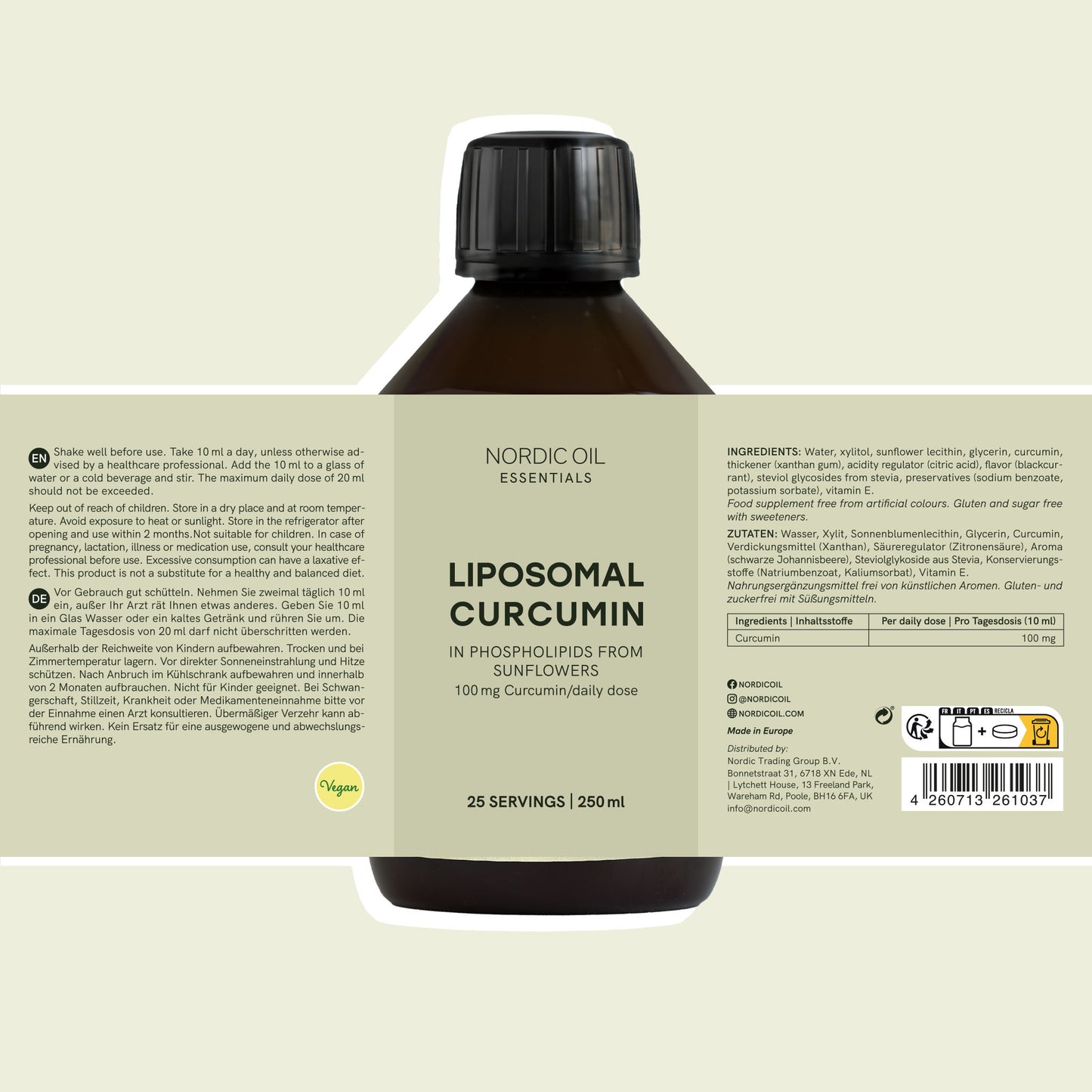 Liposomal kurkumin