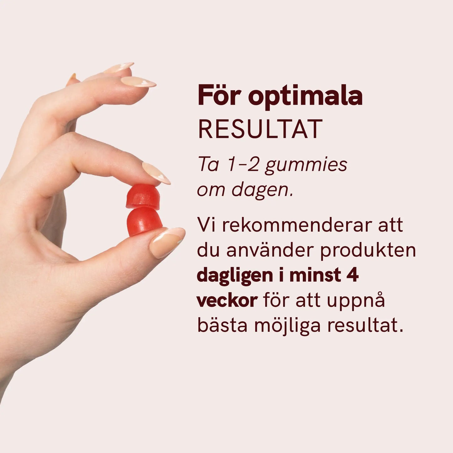 Gummies för hår, hud och naglar