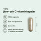 Järn- och C-vitaminkapslar