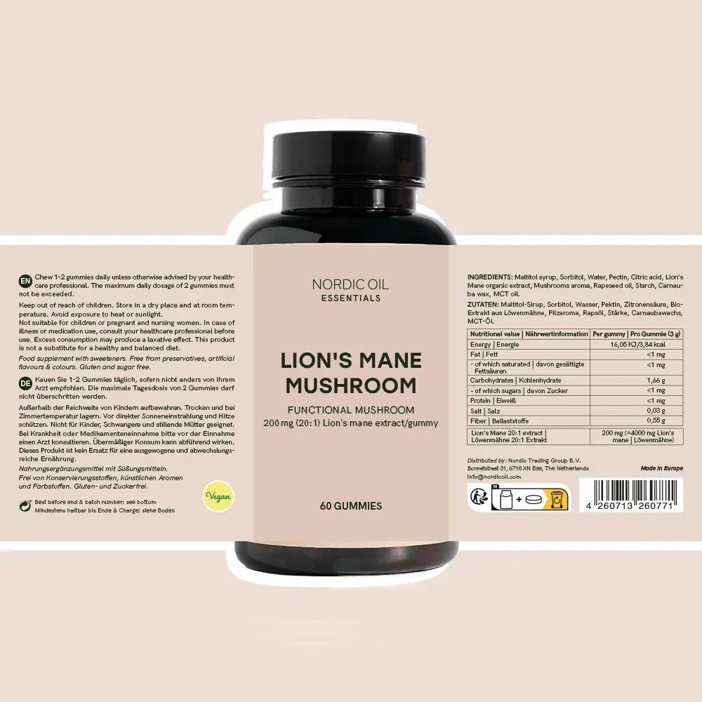 Lion's Mane svampgummies