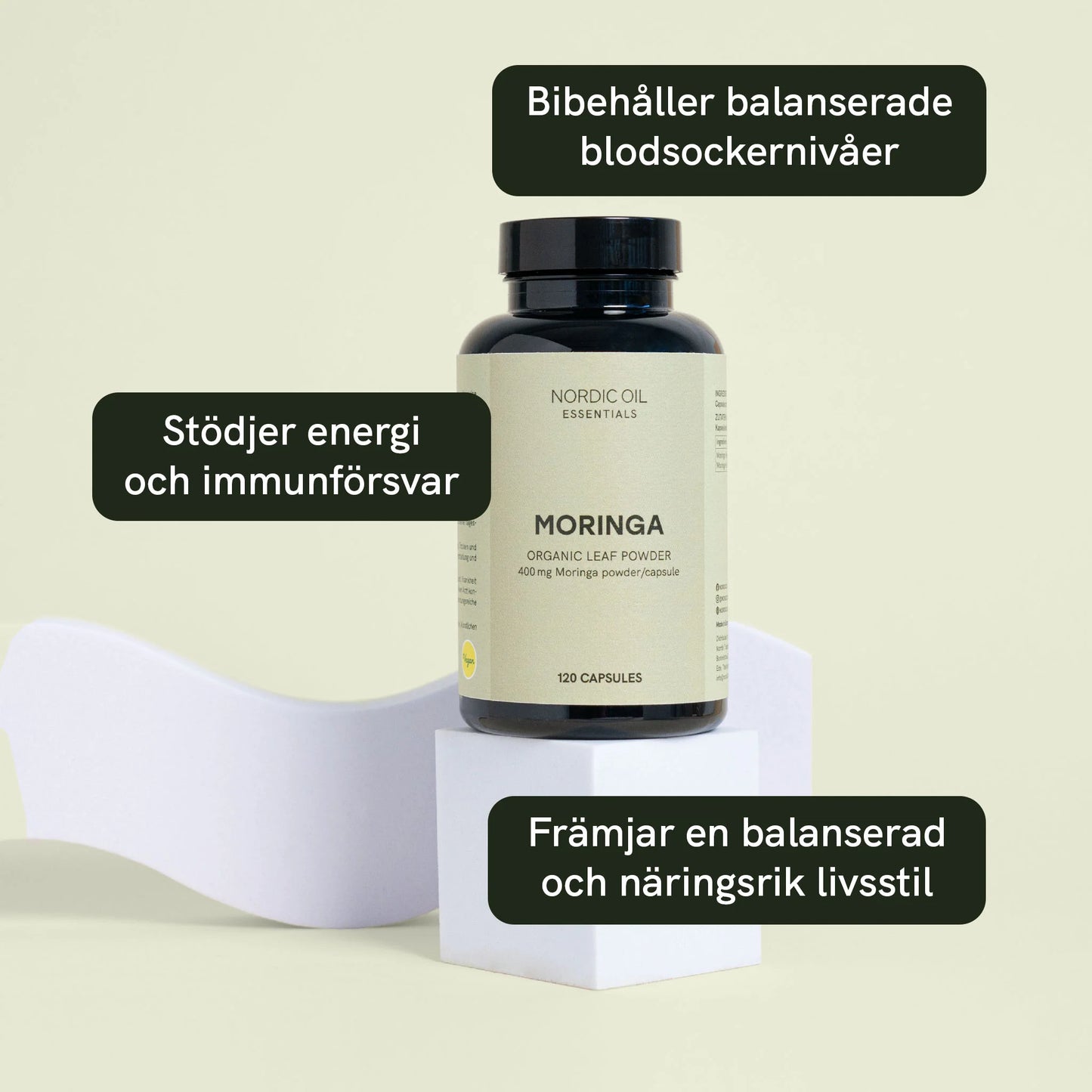 Moringa-pulverkapslar