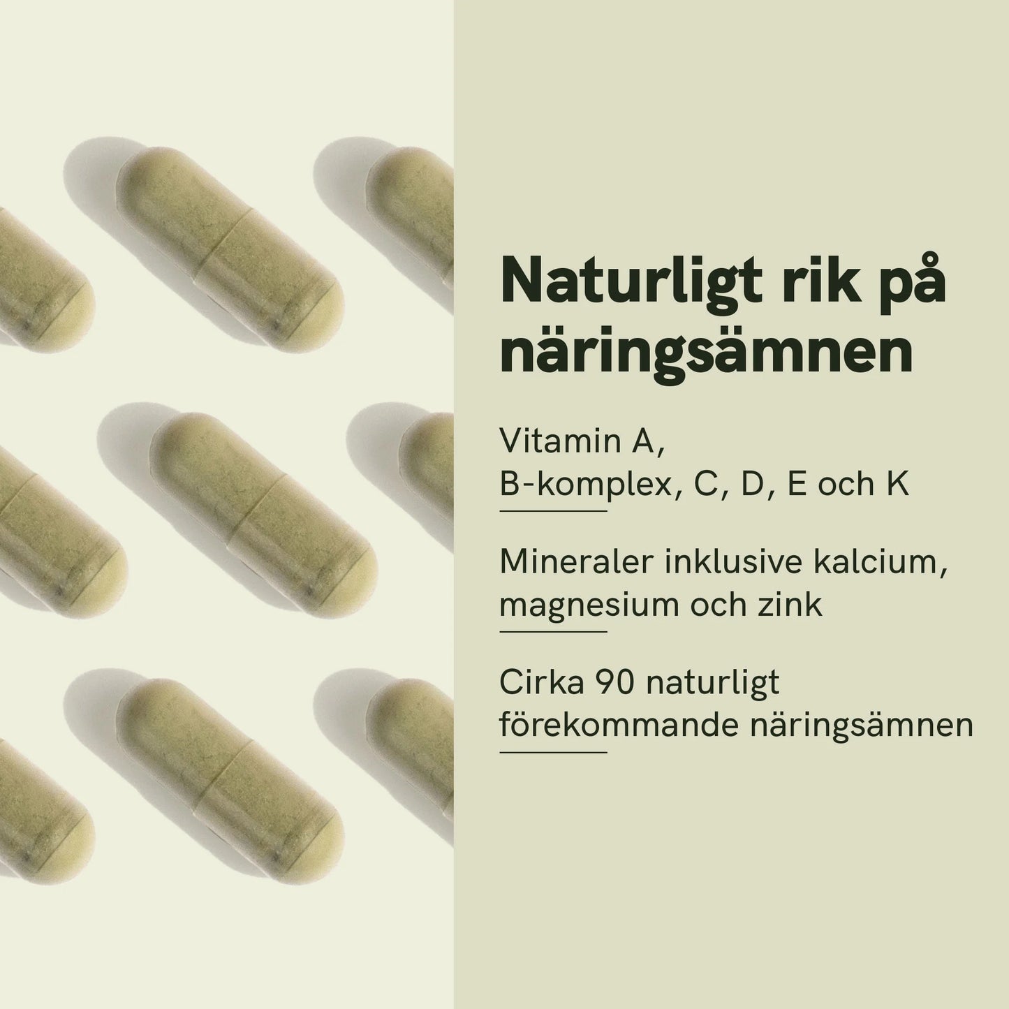 Moringa-pulverkapslar
