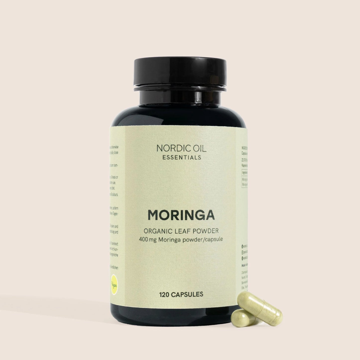 Moringa-pulverkapslar