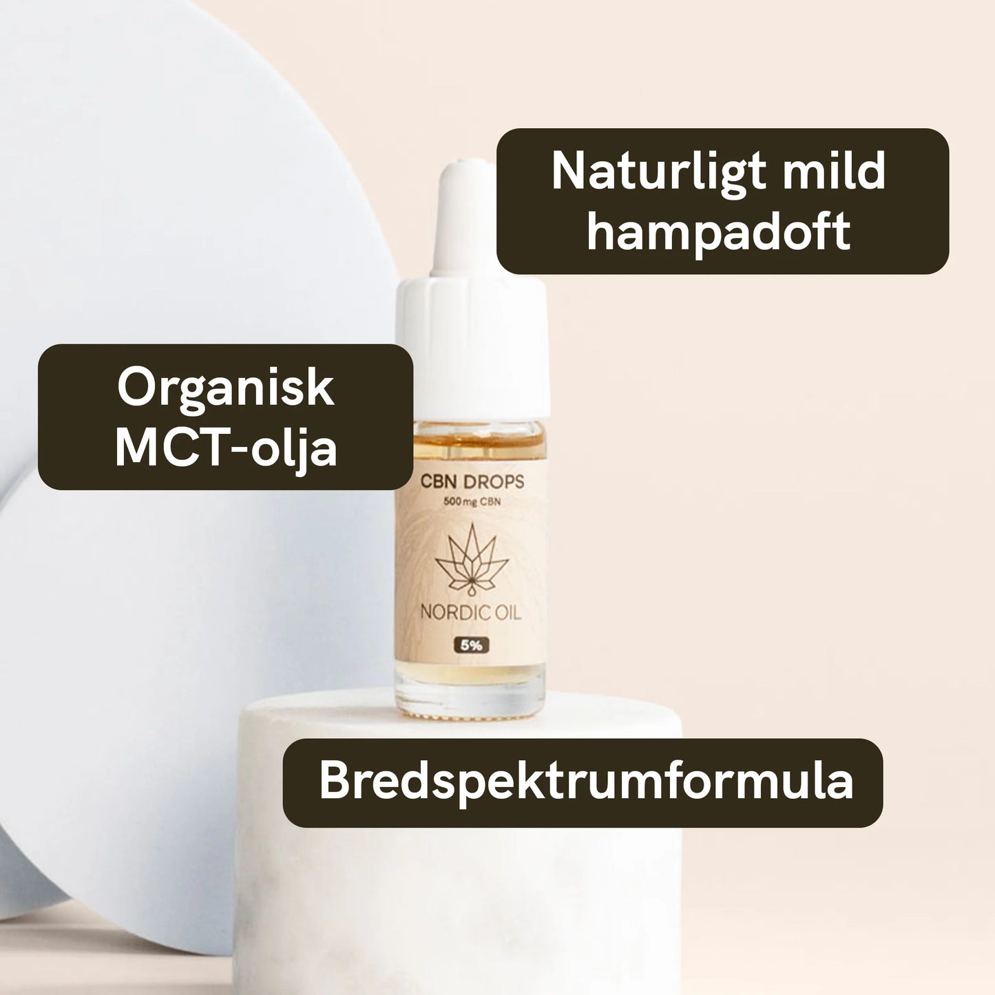 3 för 2 CBN Olja (5%) [Hampa Aromaolja]