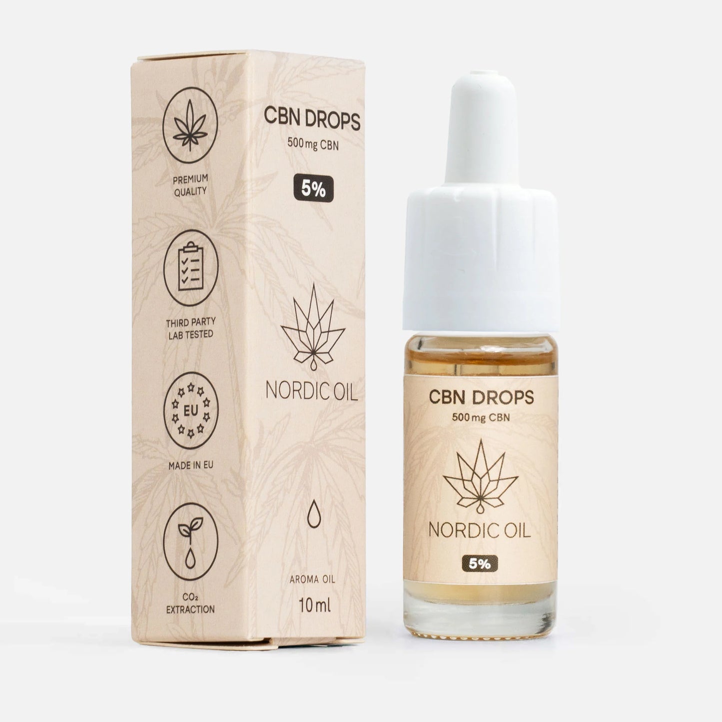 3 för 2 CBN Olja (5%) [Hampa Aromaolja]