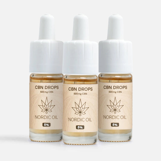 3 för 2 CBN Olja (5%) [Hampa Aromaolja]