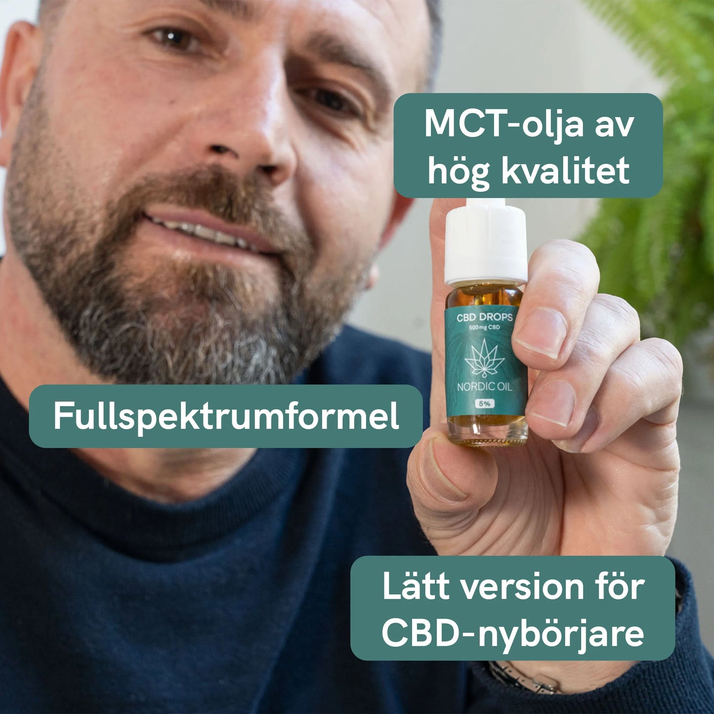 CBD Olja (5%) Plus [Hampa Aromaolja]