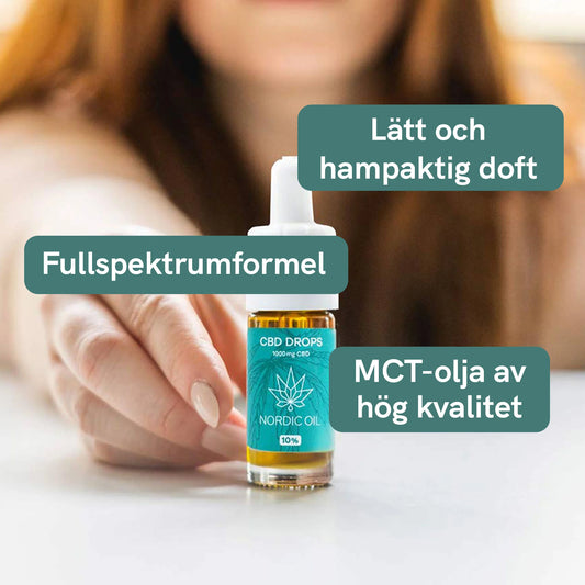 3 för 2 CBD Olja (10%) Plus [Hampa Aromaolja]