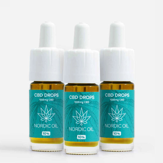 3 för 2 CBD Olja (10%) Plus [Hampa Aromaolja]
