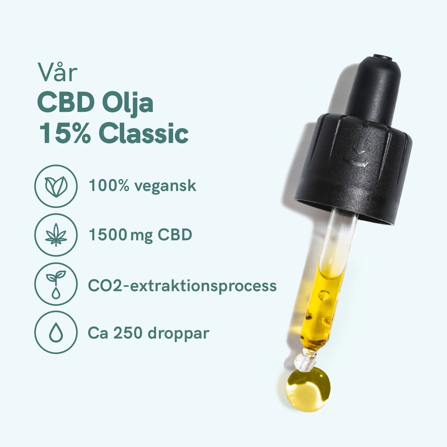 CBD Olja (15%) Classic [Hampa Aromaolja]