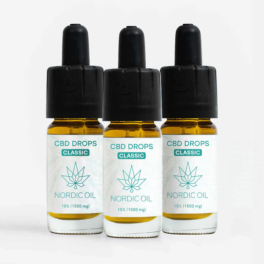 3 för 2 CBD Olja (15%) Classic [Hampa Aromaolja]
