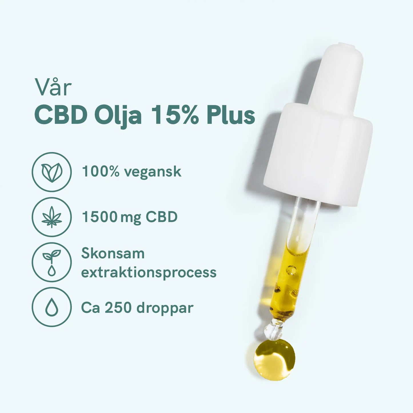 CBD Olja (15%) Plus [Hampa Aromaolja]