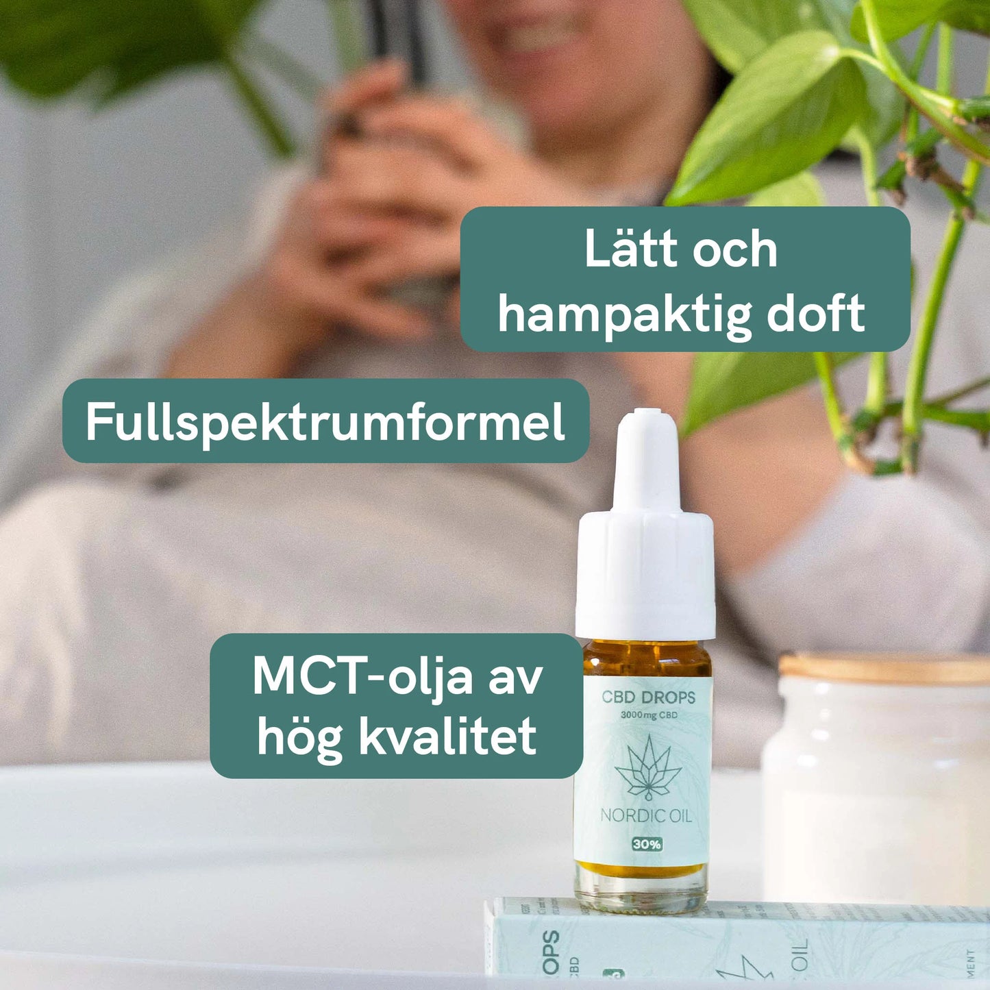 CBD Olja (30%) Plus [Hampa Aromaolja]