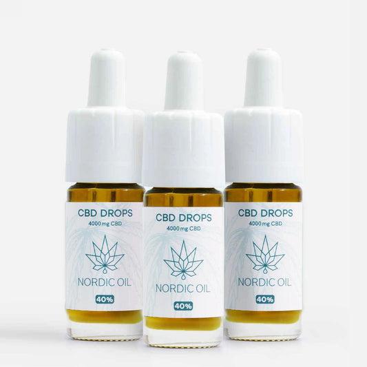 3 för 2 CBD Olja (40%) Plus [Hampa Aromaolja]