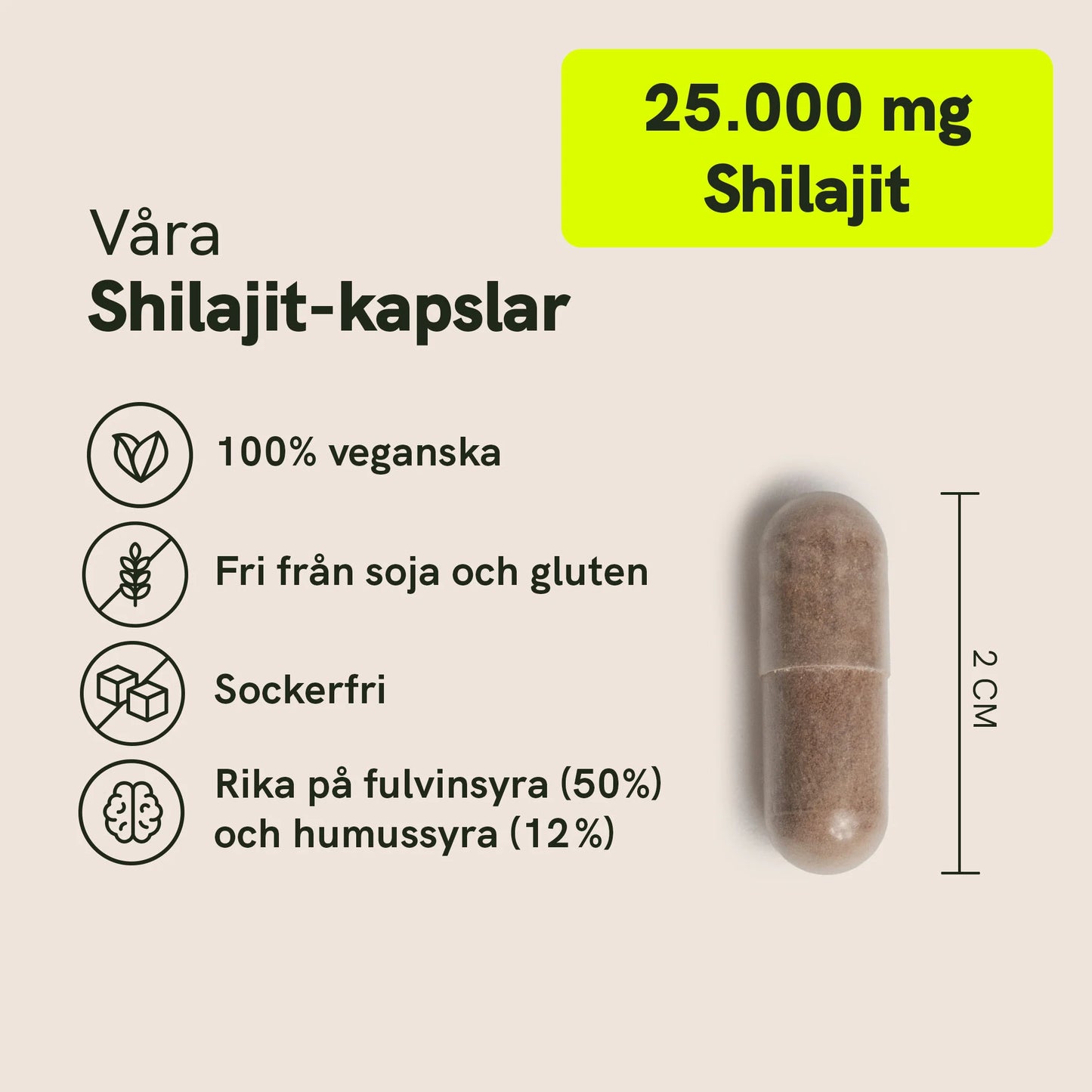 Shilajit-kapslar