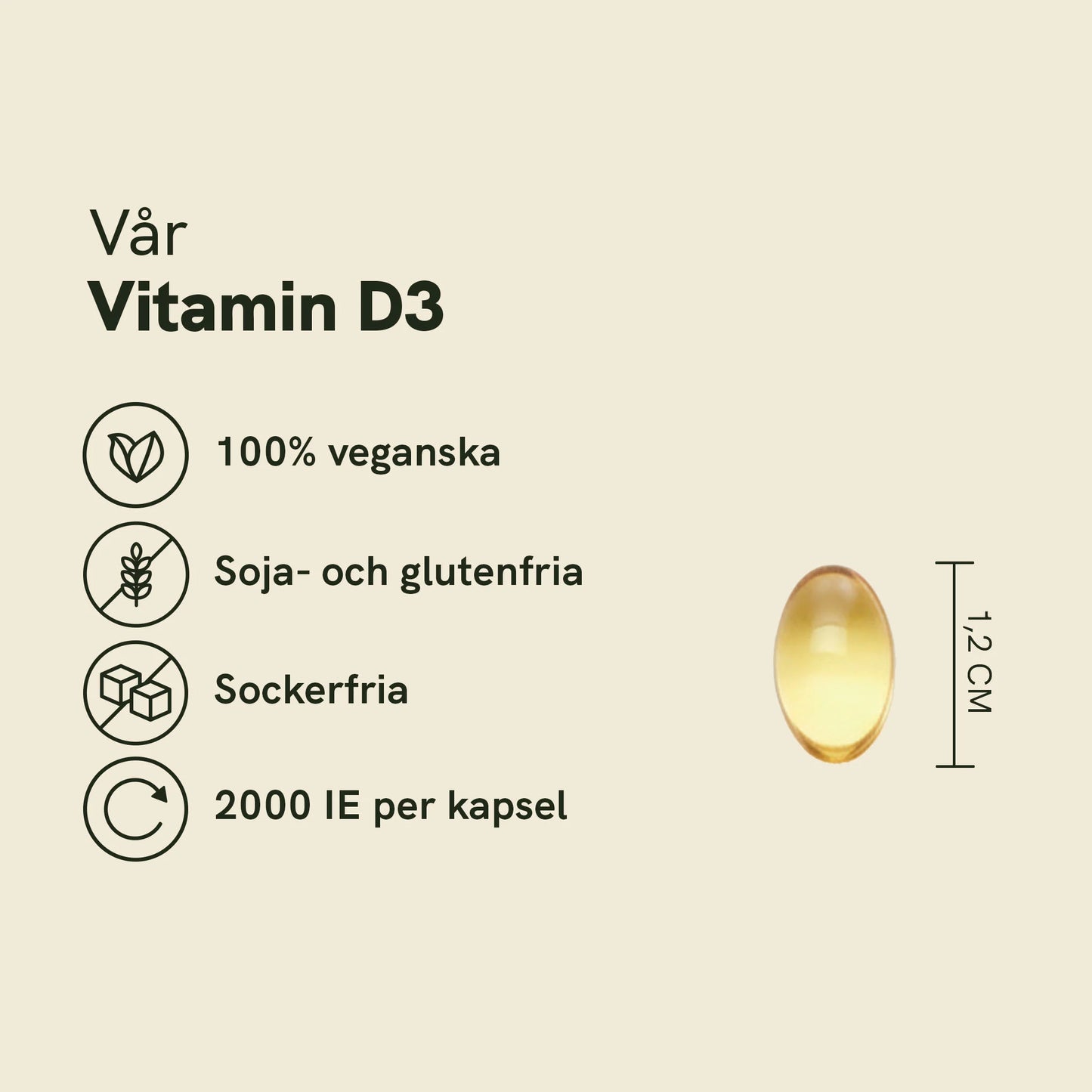 Vitamin D3-kapslar
