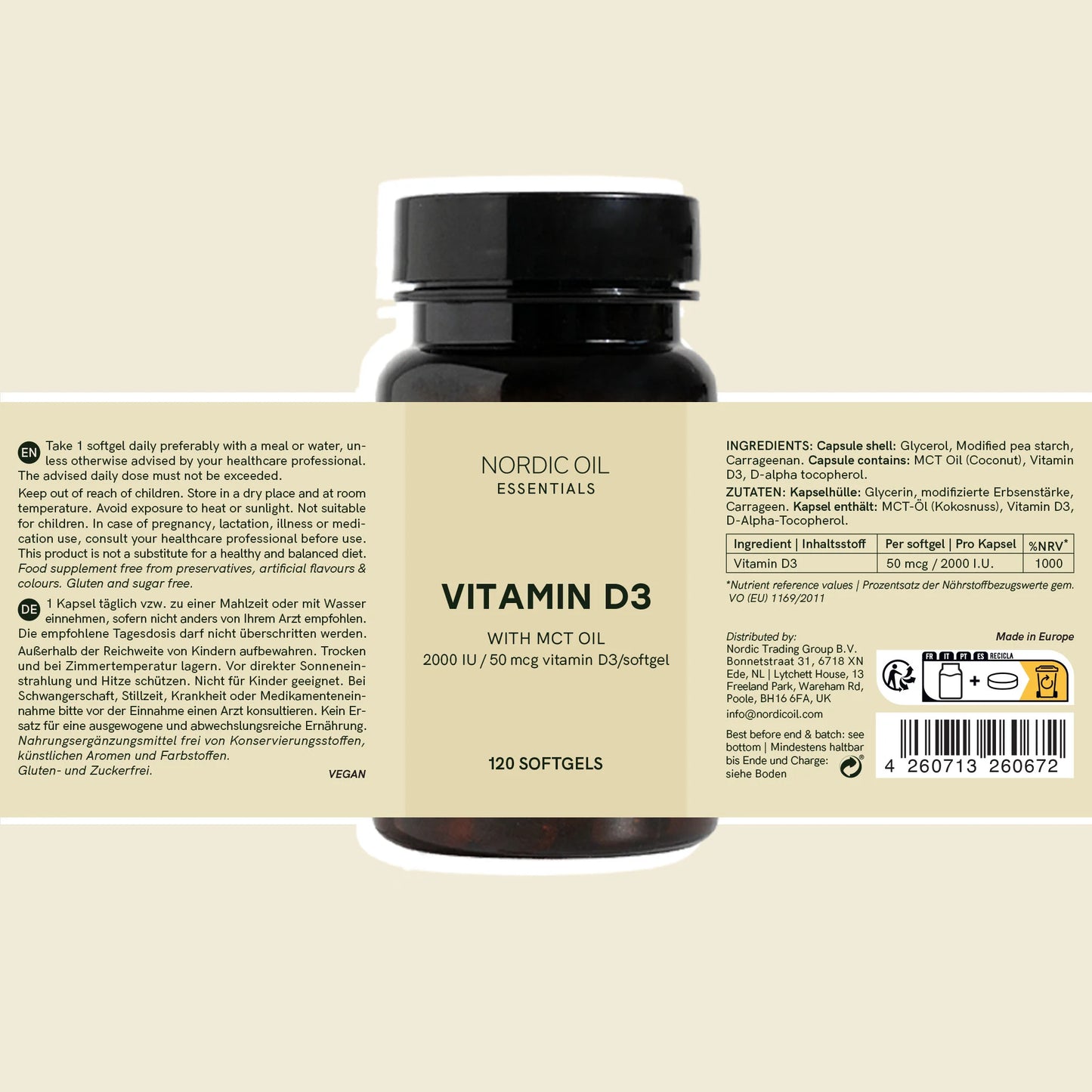 Vitamin D3-kapslar